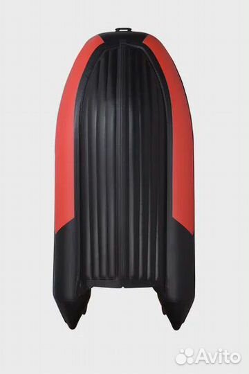 Лодка пвх Нднд Gladiator E380 Pro красно черная