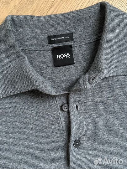 Джемпер поло Hugo Boss шерсть XL