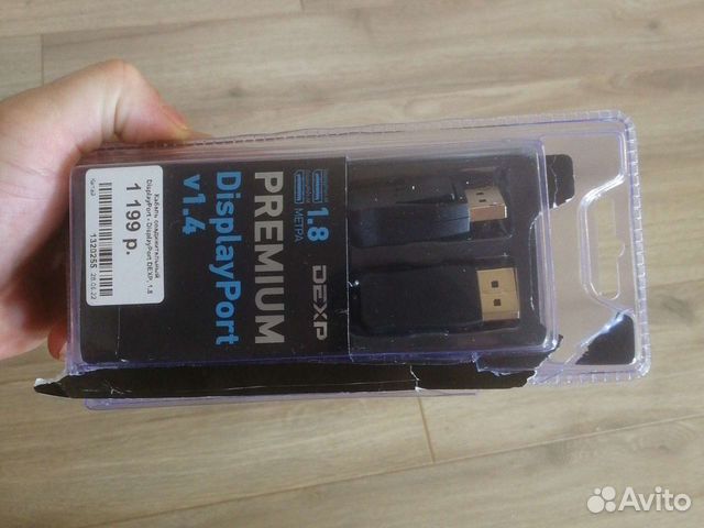 Дисплей порт, Display Port v1.4,dexp, длина 1.8
