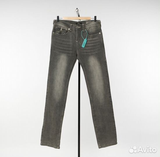 Джинсы true religion серые