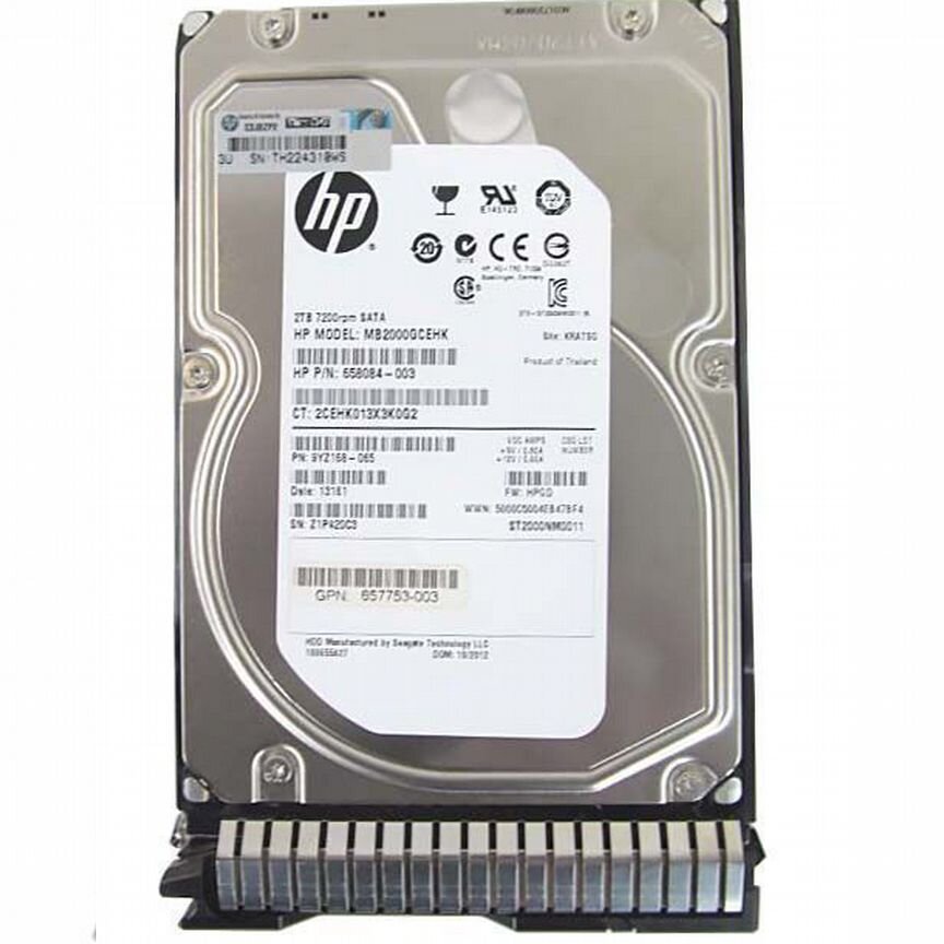 [MB2000GCEHK] Жесткий Диск Hp 2tb Sata3 3,5" Hdd Mb2000gcehk
