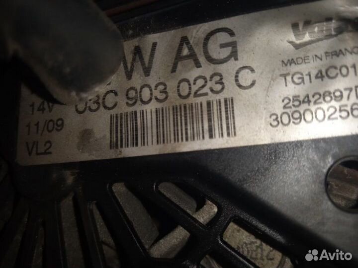 Генератор Audi A3 8P CAX 1.4 2011