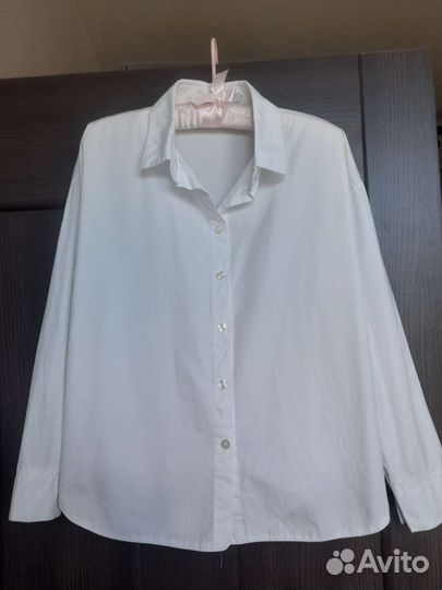 Школьная рубашка,вторая оверсайз,от 152 до 164 раз