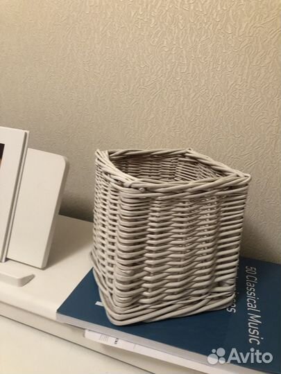 Корзинка плетеная для памперсов