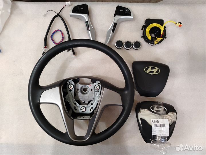 Руль hyundai solaris