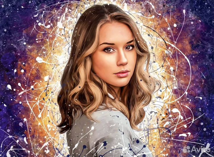 Портрет по фото на холсте Оренбург