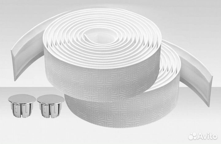 Лента (обмотка на руль) белая (компл: 2шт по 2м)