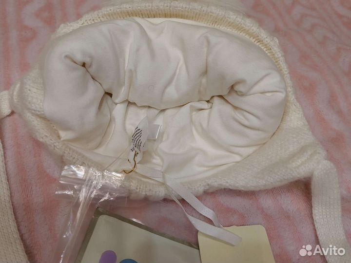 Шапка шерстяная зимняя Чоби Chobi 44-46 (6-18мес)