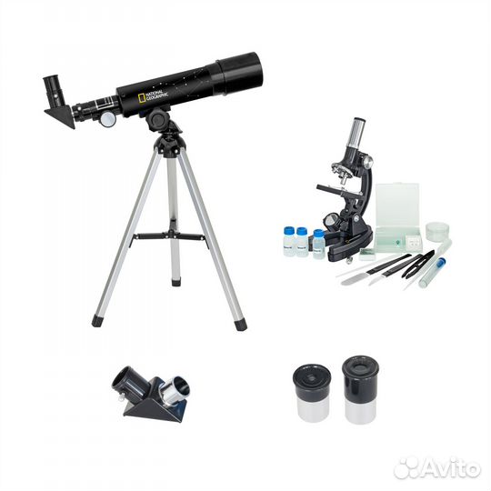 Набор микроскоп и телескоп bresser National Geogra