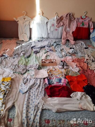 Детские вещи пакетом от рождения и до года
