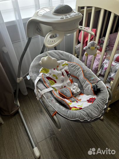 Детские качели/шезлонг. Электрокачели