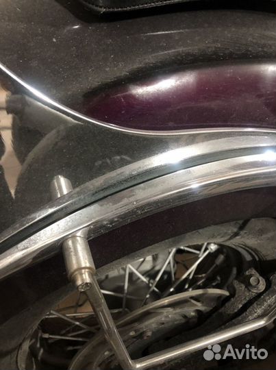 Крыло заднее с фонарем yamaha drag star 1100 class