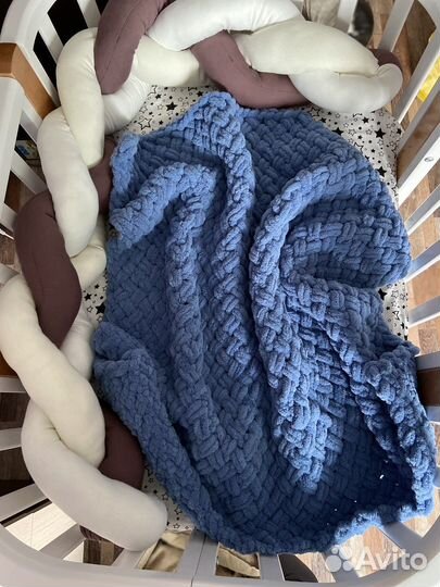 Плед детский плюшевый