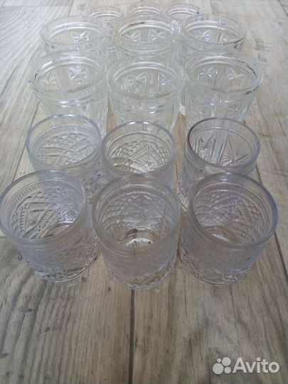 Посуда СССР хрусталь стаканы бокалы рюмки