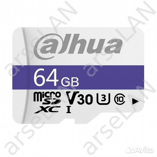 Карта памяти microsd 64Gb (DHI-TF-C100/64GB)