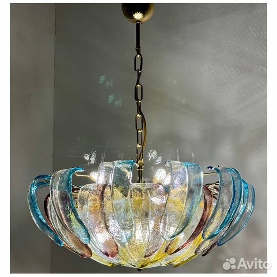 Винтажная крупная люстра Barbini
