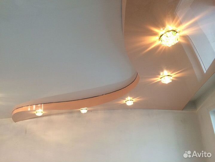 Натяжные потолки, бесплатный замер без выходных