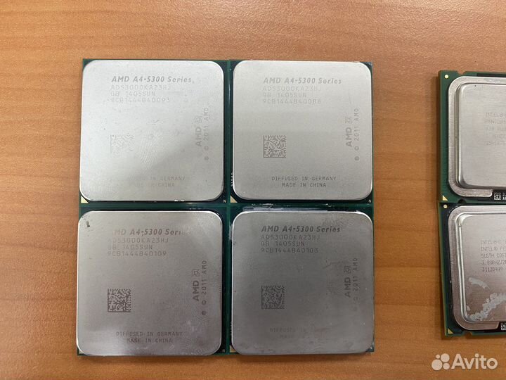 Простые процессоры Intel 775, 1150, 1155, AMD FM2+