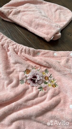 Набор для сауны полотенце шапочка 80*140