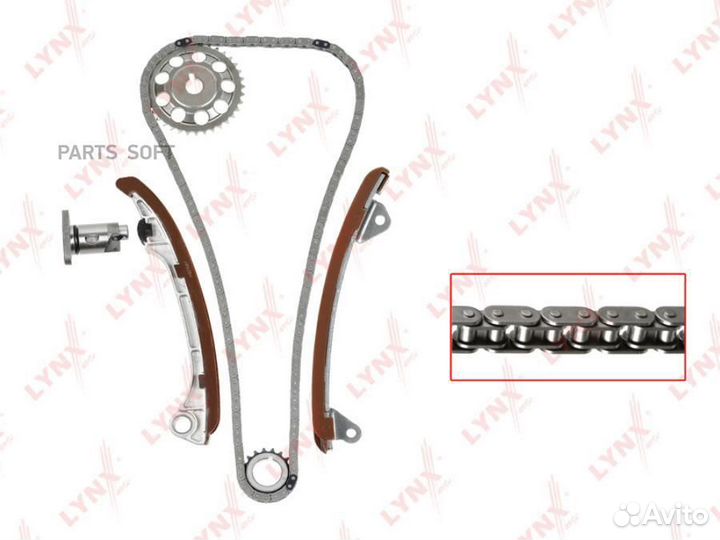 Lynxauto TK0197 Комплект цепи грм