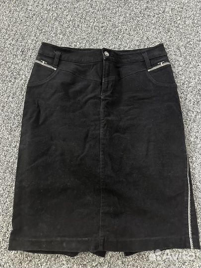 Юбка черная миди