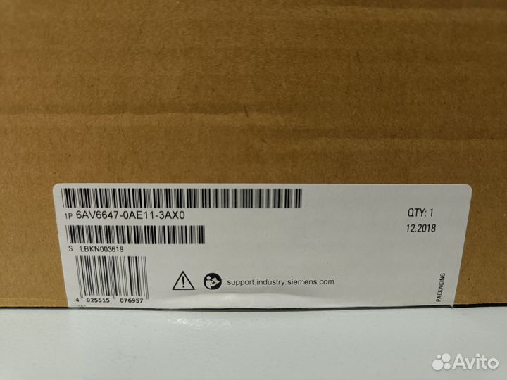 6AV6647-0AE11-3AX0 панель оператора KTP1000 DP
