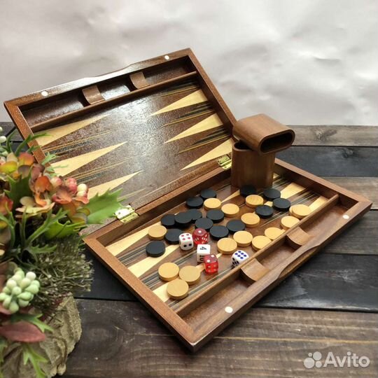 Нарды деревянные 42х32 см