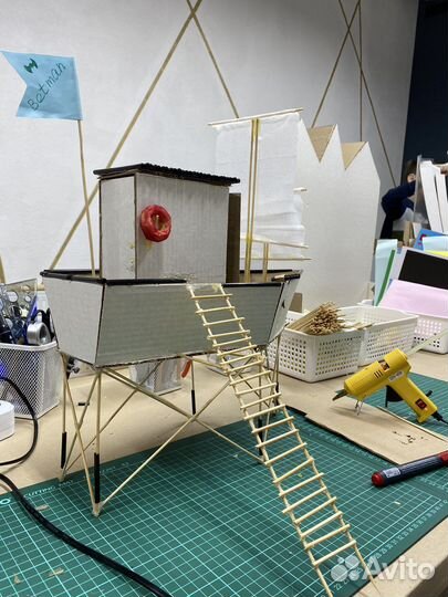 Занятия с детьми по макетированию