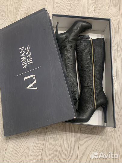 Сапоги Armani кожа