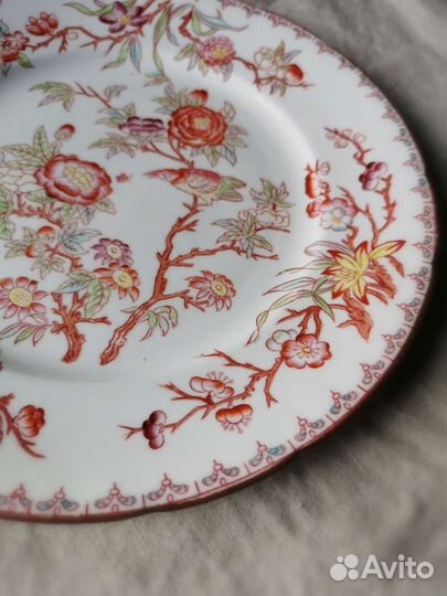 Антикварные тарелки Sarreguemines