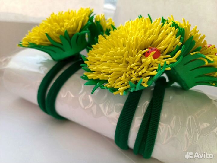 Резинки для волос ручной работы