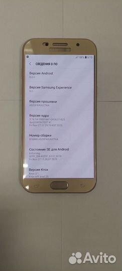 Samsung Galaxy A5 (2017) SM-A520F/DS, 3/32 ГБ