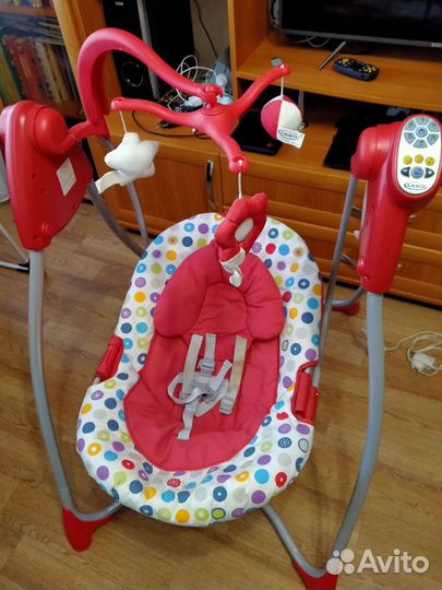 Детские электронные качели для новорожденных
