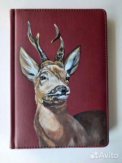 Новый ежедневник с ручной росписью