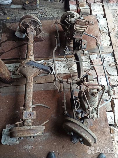 Два моста на Волгу с Газ - 24 (передний и задний)