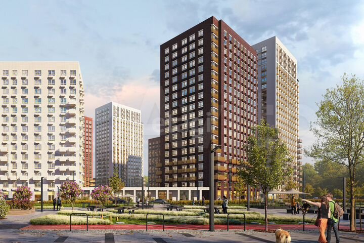 2-к. квартира, 35,4 м², 9/21 эт.