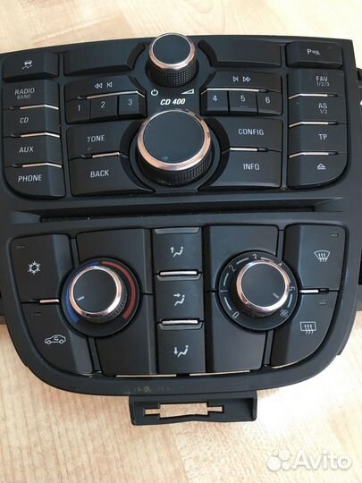 Магнитола блок кнопки климат Opel Astra J