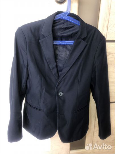 Пиджак школьный для мальчика 146