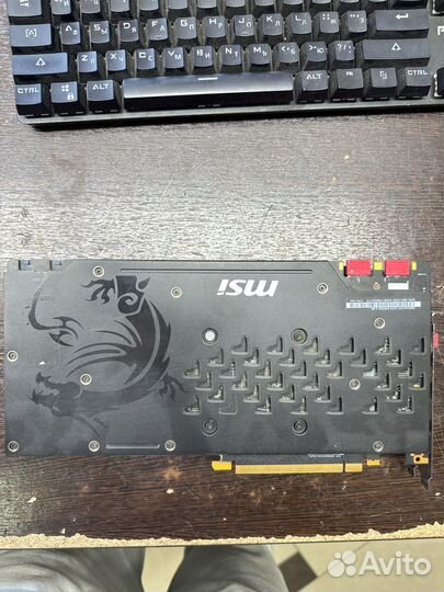 Видеокарта gtx 1070-8gb msi gaming x