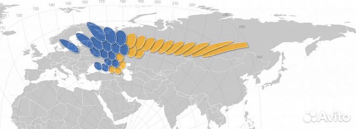 Спутниковый Интернет Газпром Gemini-i S2X Ямал 601