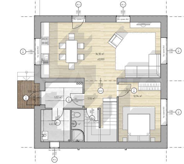 Дом 143 м² на участке 8,5 сот.