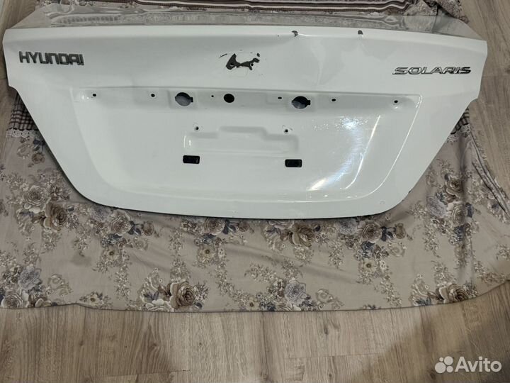 Крышка багажника на hyundai solaris 1