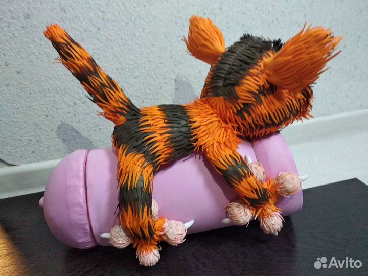 Кот на колбасе (чехол для бутылки)