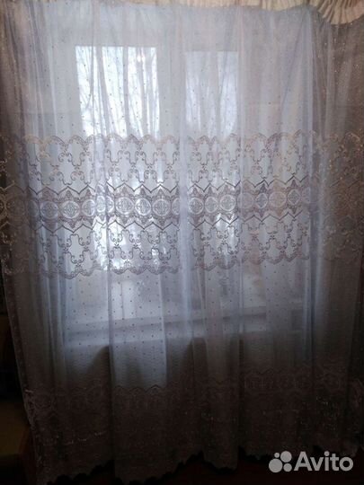 Тюль,длина 2,ширина 3