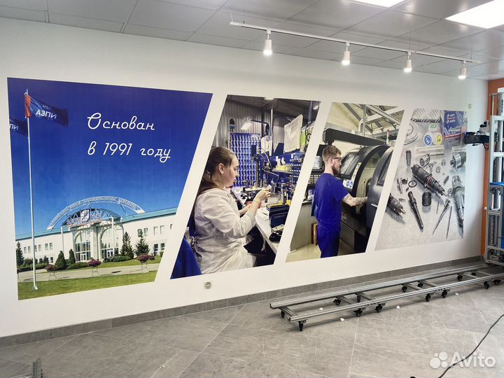 Роспись стен (печать на стенах)