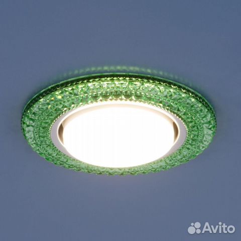 Встраиваемый светильник 3030 зеленый