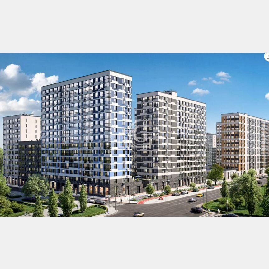 Своб. планировка, 58,3 м², 9/15 эт.