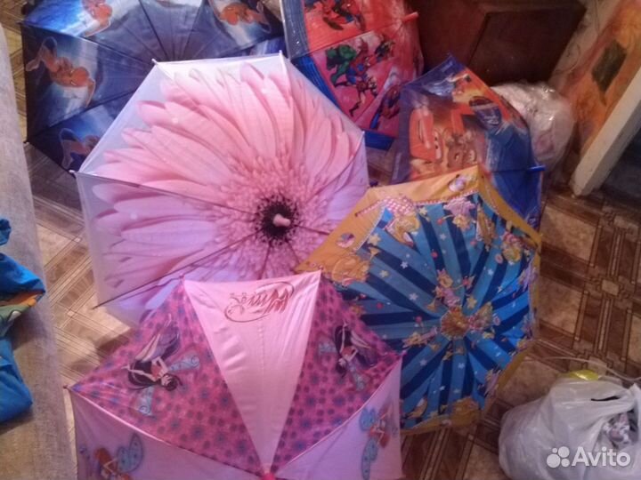 Детские зонтики,машинки-каталки