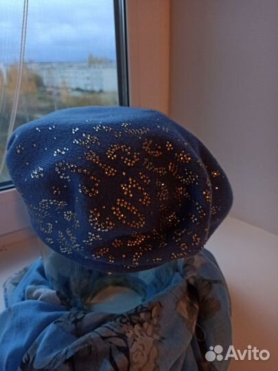 Шапка и шарф женские