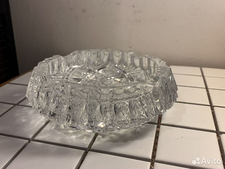 Пепельница хрустальная